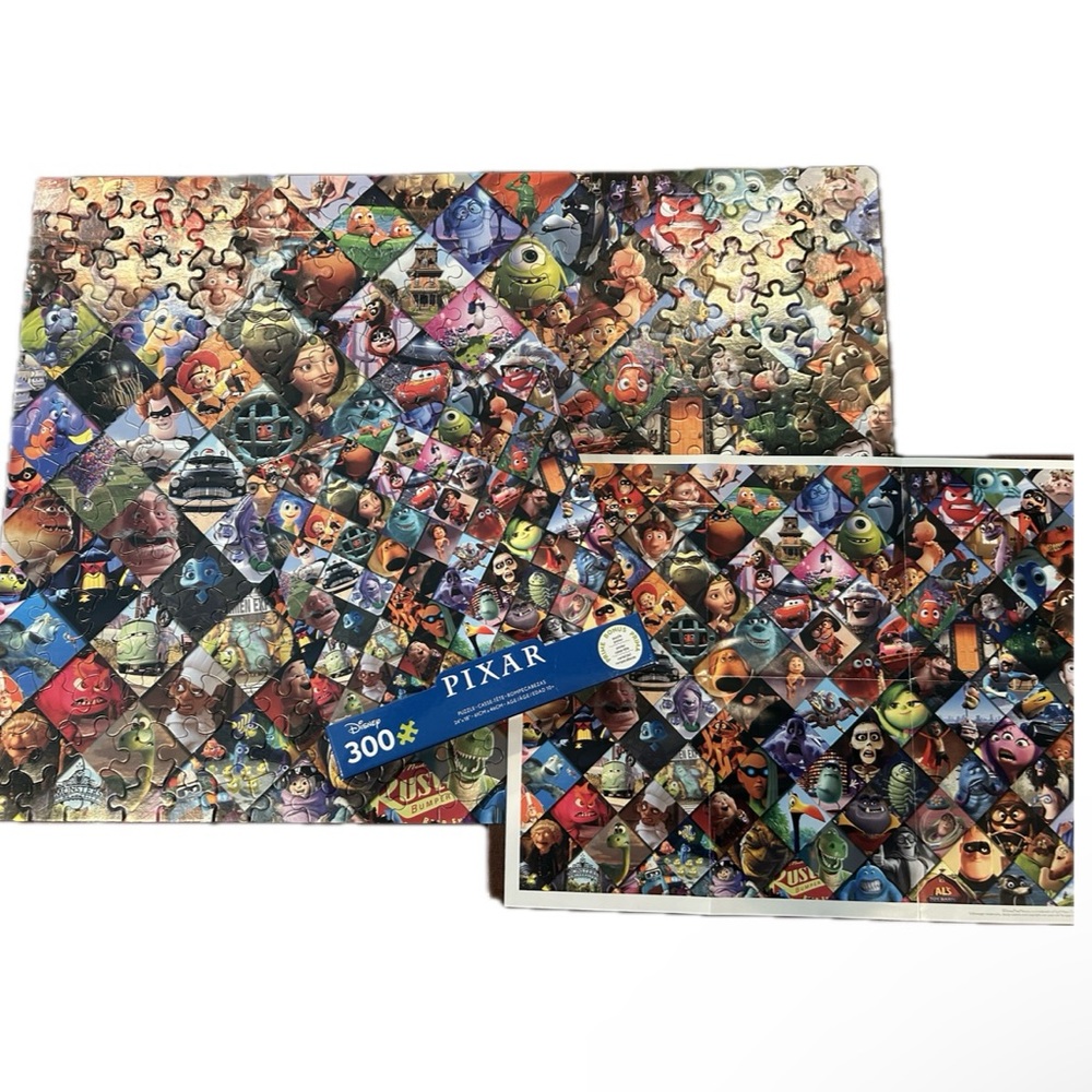 Disney Pixar 300-Piece Kids Jigsaw Puzzle - Vibrant Multicolor - Picture 5 of 5